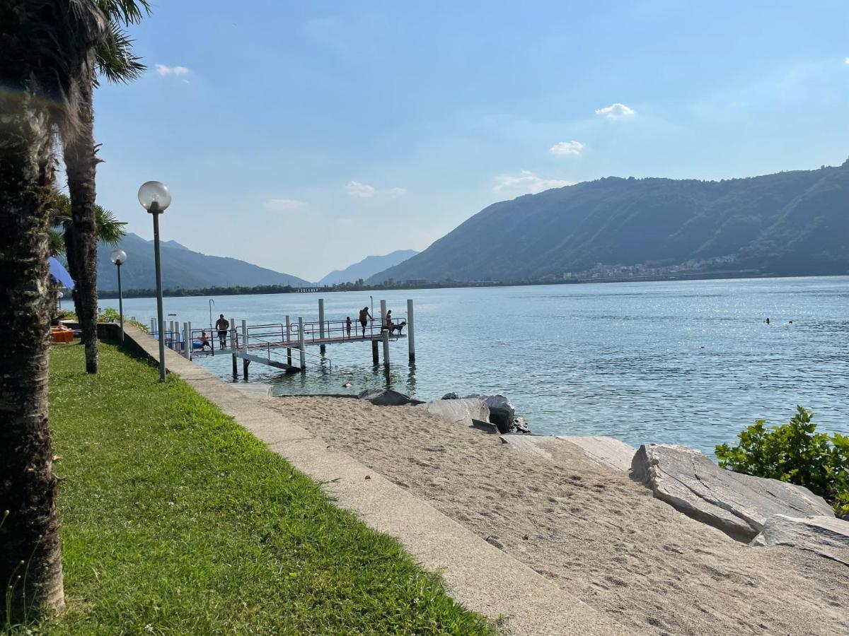 Ferien Am Luganer See Mit Seesicht Bissone Exteriér fotografie